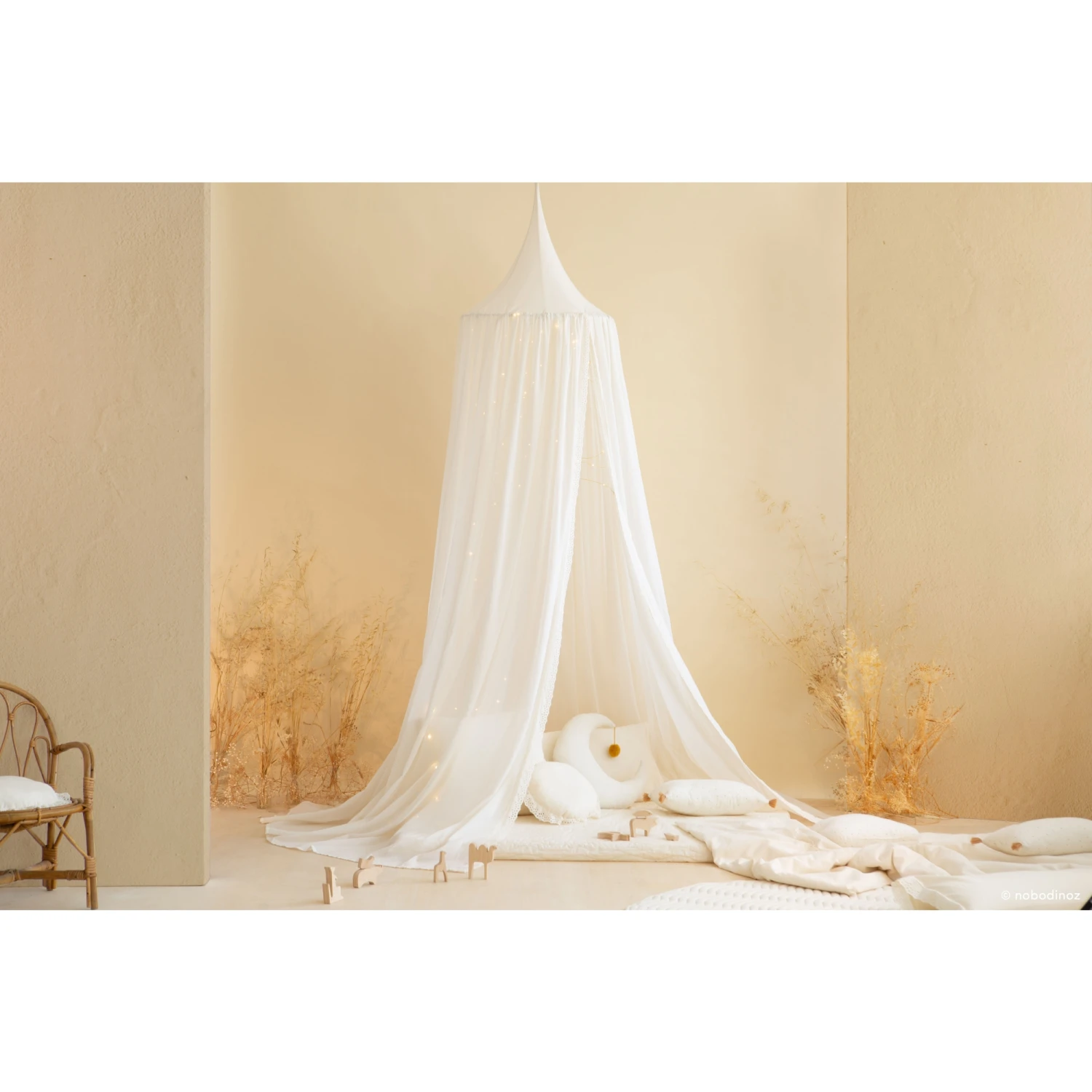 Ciel De Lit Vera Eyelet Lace Natural 5 Ciel De Lit Vera Eyelet Lace Natural – Image 3